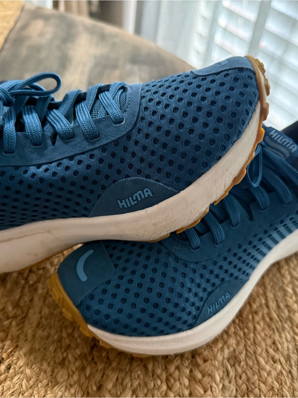 Women’s Blue Breathable Athletic Sneakers
